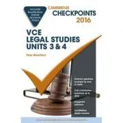 Cambridge Checkpoints VCE Legal Studies Units 3 and 4 2016 and Quiz Me More de Peter Mountford