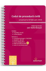 Codul de procedura civila Act. 10 Februarie 2020