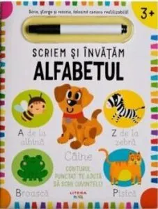 Invat sa scriu literele. Carioca magica! Scrie si sterge! 3  de Mammoth