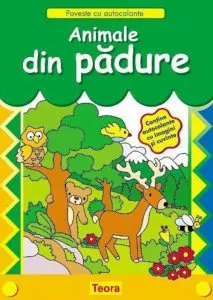 Poveste cu autocolante - Animale din padure