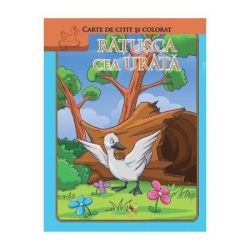 Ratusca cea urata. Carte de citit si colorat