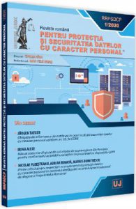 Revista romana pentru protectia si securitatea datelor cu caracter personal Nr.1/2020