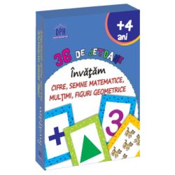 36 de Jetoane. Invatam cifre, semne matematice, multimi, figuri geometrice