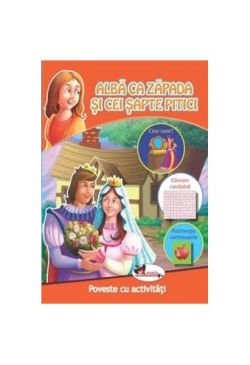 Albă ca zăpada și cei șapte pitici. Poveste cu activități