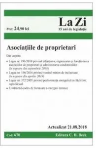 Asociatiile de proprietari. Act la 21.08.2018