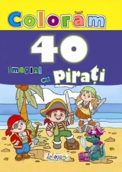 Coloram 40 de imagini cu pirati