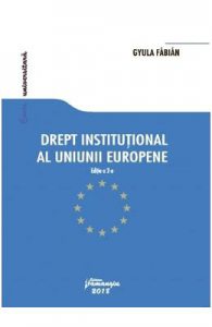 Drept institutional al Uniunii Europene