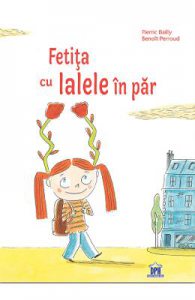 Fetita cu lalele in par