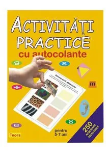 Activități practice cu autocolante 5-7 ani