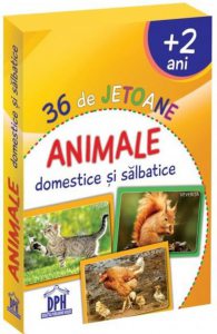 Animale domestice si salbatice - 36 de jetoane