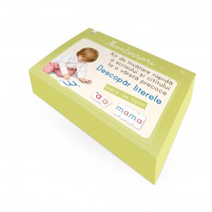 Descopar literele de tipar. Kit Montessori