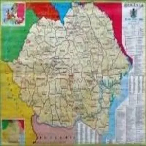 Harta Romaniei in anii 1918-1940