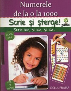 Numerele de la 0 la 1000. Scrie si sterge! Scrie iar, si iar, si iar...