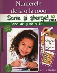 Numerele de la 0 la 1000. Scrie si sterge! Scrie iar, si iar, si iar...