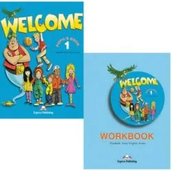 Pachet Engleza Welcome 1. Manual si caiet pentru clasa a 3-a de Virginia Evans