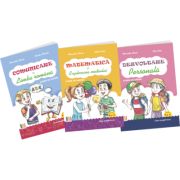Set nr. 3 clasa pregatitoare, 3 caiete de lucru. Comunicare, Matematica, Dezvoltare personala