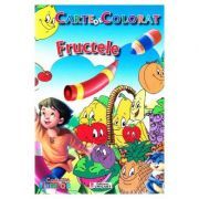 Fructele. Carte de colorat