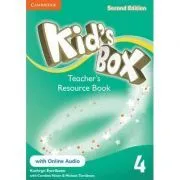 Kid's Box Level 4 Teacher's Resource Book de Kathryn Escribano