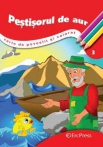 Pestisorul de aur - carte de colorat