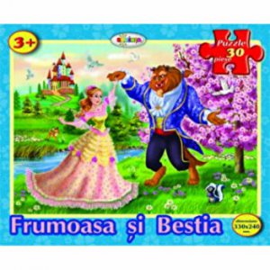Puzzle - Frumoasa si Bestia (30 piese)