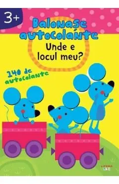 Unde e locul meu? Balonase autocolante3 ani