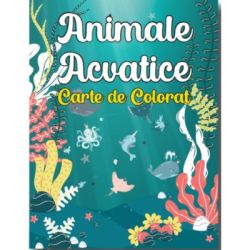 Animale Acvatice. Carte de colorat
