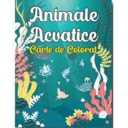 Animale Acvatice. Carte de colorat