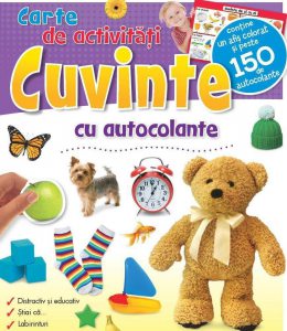 Cuvinte. Carte de activitati cu autocolante