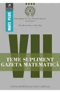 Gazeta Matematica Clasa a 7-a Teme supliment de Alexandru Negrescu