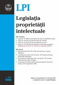 Legislația proprietății intelectuale. Act. la 18 octombrie 2020 de Lucian Poenaru