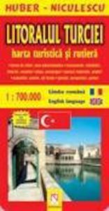Litoralul Turciei. Harta turistica si rutiera