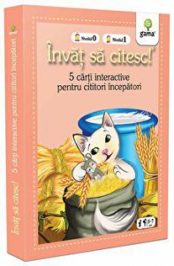 Pachet Invat sa citesc! 5 carti interactive pentru cititori incepatori. Nivelul 0. Nivelul 1