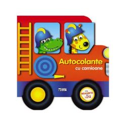Autocolante cu camioane. Construieste vehicule cu autocolante