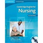 Cambridge: English for Nursing Pre-intermediate de Virginia Allum