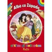 Citim si coloram. Alba ca zapada de Fratii Grimm
