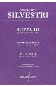Suita 3 pentru pian opus 6 nr.1 de Constatin Silvestri