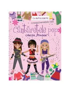 Cântărețele pop. Creează modelele tale cu autocolante