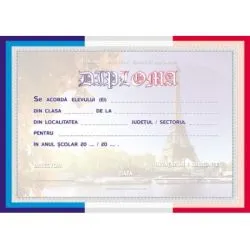 Diploma scolara FRANCEZA (DLFD022) de Diploma Scolara