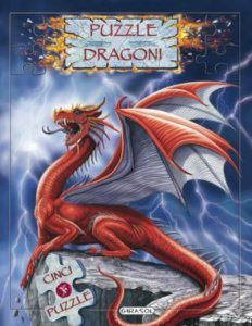 Dragoni. Carte cu puzzle