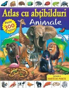 Atlas cu abtibilduri - Animale de Katie Hewat