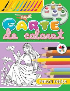 Carte de colorat pentru fetite , Vol.1 (verde)