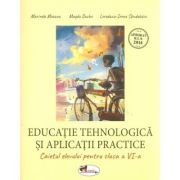 Educatie tehnologica si aplicatii practice, caietul elevului pentru clasa a 6-a