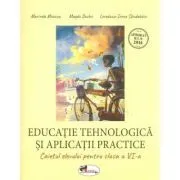 Educatie tehnologica si aplicatii practice, caietul elevului pentru clasa a 6-a de Marinela Mocanu