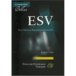 ESV Pitt Minion Reference Bible, Brown Calf Split Leather, Red-letter Text