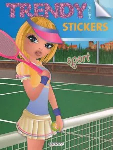 Trendy model stickers - sport