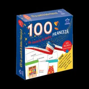 100 de cuvinte in limba franceza - joc bilingv de Didactica Publishing House