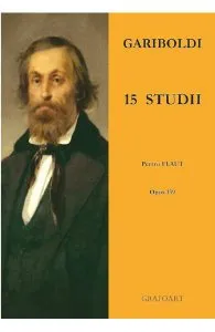 15 studii pentru flaut. Opus 139 de Giuseppe Gariboldi