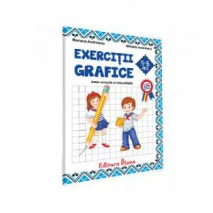 Caiet de exercitii grafice 5-6 ani de Mariana Andreianu