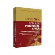 Codul civil si Codul de procedura civila, octombrie 2018. Editie tiparita pe hartie alba de Dan Lupascu