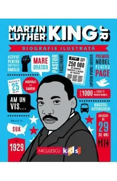 Martin Luther King Jr. Biografie ilustrata de Autor Anonim